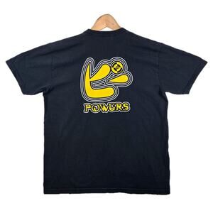 Powers Supply Black Shirt Mens XL Logo Skate Streetwear Stained